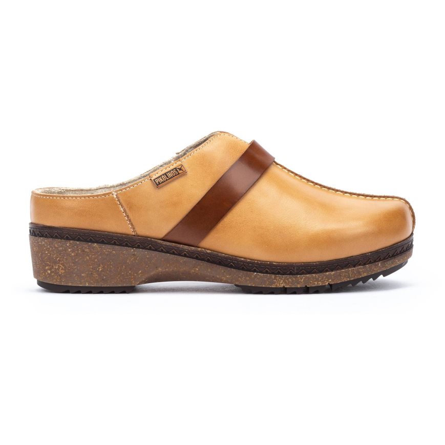 Women\'s Pikolinos GRANADA Clogs Brown | NZ RA29371